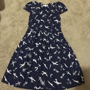 Modcloth Emily and Fin airplane dress
